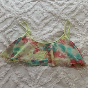 Tie dye bikini 🌈 flowy top